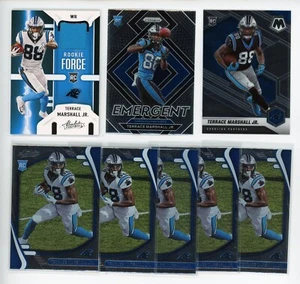 TERRACE MARSHALL JR Rookie Card RC LOT Carolina Panthers JERSEY/PRIZM/ABSOLUTE + - Picture 1 of 1
