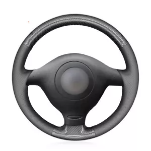 Custom Hand Sewing Car Steering Wheel Wrap for Volkswagen Golf 4 Passat B5 Polo - Picture 1 of 12