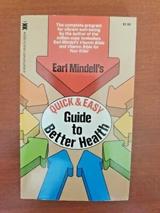 Quick & Easy Guide to Better Health by Earl Mindell - Paperback - Imagen 1 de 7