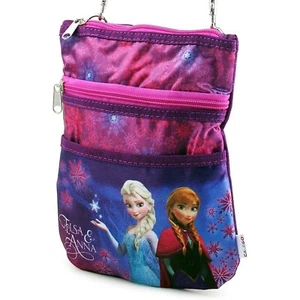 New Disney Frozen Anna and Elsa Classic Designed Purple Standard Purse for Kid - Picture 1 of 2