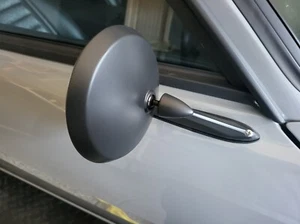 DATSUN Z 240Z 260Z 280Z 510 620 521 L&R NEW CLASSIC BLACK DOOR MIRROR SET PAIR - Picture 1 of 9