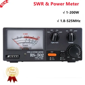 1,8-525MHz SWR i miernik mocy SWR Watomierz HF VHF UHF do radia NISSEI RS-502 - Zdjęcie 1 z 4