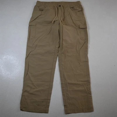 Columbia M Khaki Drawstring Cargo Slim Ankle Womens Pants - Image 1 of 4