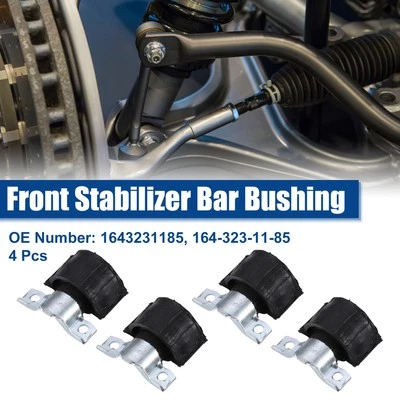 Buje de barra estabilizadora delantera 4 un. 1643231185 para Mercedes-Benz GL450 Base 4.7 07-12 Foto 1 de 4