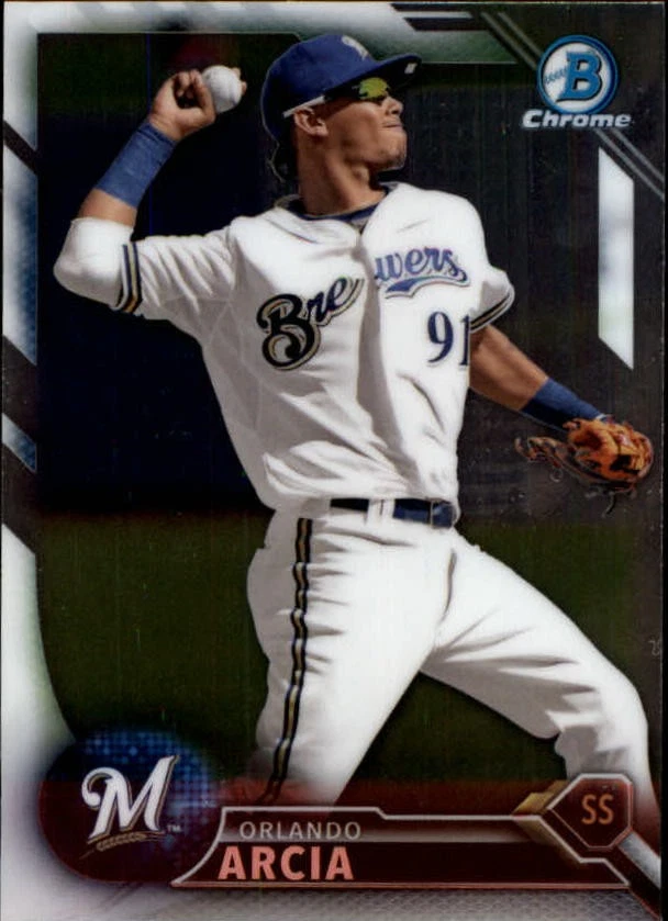 Escolha de cartão de beisebol 2016 Bowman Chrome Prospects (base) - Imagem 1 de 1