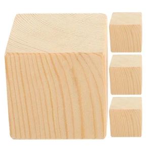 4 Stück Holz Möbel Setzstufen Schwerlast Bett Hebe Couch Sofa Setzstufen UK - Bild 1 von 12
