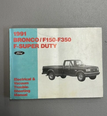 Ford F150-350 Super Duty Bronco 1991 original solución de problemas de aspiradora eléctrica Foto 1 de 4
