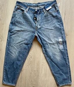 Old Navy Damen Jeans High Rise Slouchy Taper 14 Button Fly Neu mit Etikett - Bild 1 von 10
