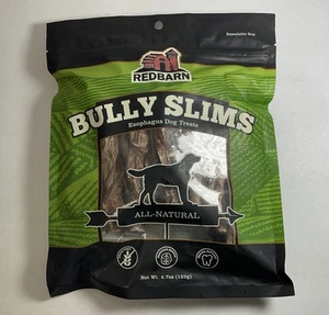 Redbarn Bully Slims Esophagus Dog Treats - All Natural 4.7 Oz - Exp 2027 - Picture 1 of 2