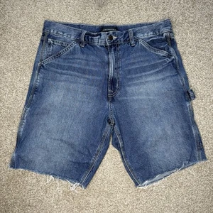 Pantalones Cortos Carpintero Aeropostale Para Hombre Talla 34 Lavado Medio Retro Hummer Loop Skate - Imagen 1 de 9