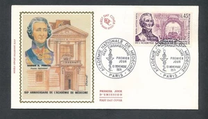D440909 France Silk Cachet FDC Famous People Baron A. Portal - Picture 1 of 1