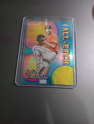 2024 Topps Chrome - All-Etch Justin Verlander #CAE-12 - Image 1 of 2