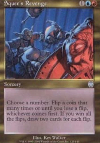1x Squee's Revenge - Foil Heavy Play, English Apocalypse MTG Magic - Image 1 of 1
