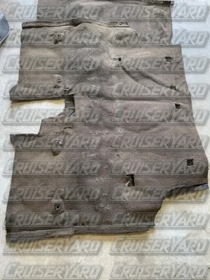 Toyota Land Cruiser FJ62  Brown 1st and 2nd Row Carpet - Image 1 of 2