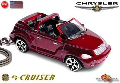 🎁🚦🆕 RARE KEY CHAIN RED CHRYSLER PT CRUISER CONVERTIBLE. 💕GREAT GIFT💕🎁 - Image 1 of 4