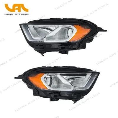 Halogen Chrome W/LED DRL Headlight Front Left+Right For Ford EcoSport 2018-2023 Foto 1 de 4