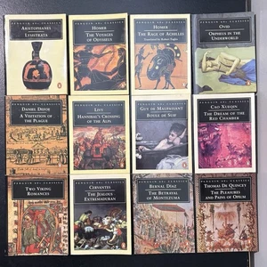 Penguin 60s Classics lot of 12 miniature abridged books Homer/Ovid/Defoe + - Picture 1 of 4