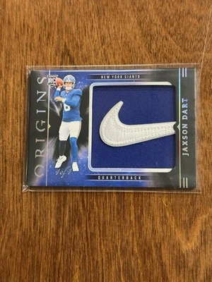 🔥Jaxson Dart 1/1 Nike Swoosh Rookie Card Panini Origins 2025 🔥 - Image 1 of 4