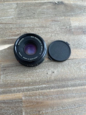 Lente Minolta MD Rokkor-X 45 mm f/2 Pancake Prime MF de JAPÓN BONITO ENVÍO GRATUITO Foto 1 de 4