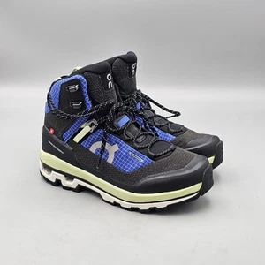 On Cloud Womens Size 8 US EUC Cloudalpine Blue Mountain Trail Hiking Boots Shoes - Picture 1 of 8