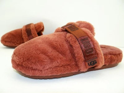 UGG AUSTRALIA UGG Fluff IT Pantolette Hausschuhe Slipper Warm Gefüttert Herren Gr.46 Bordeaux