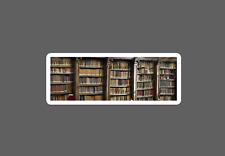 Bookshelves Sticker Library Books NEW - Buy Any 4 For $1.75 EACH Storewide!
