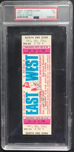 1988 EAST-WEST SHRINE GAME FULL TICKET  - PSA 7 NM ~ Only 1 graded - RARE - Picture 1 of 2