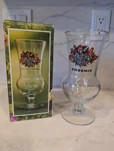 Rainforest Cafe Phoenix Arizona Hurricane Cocktail Glass 8" x 4" - Picture 1 of 2