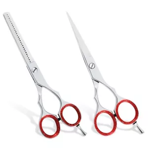 Tijeras profesionales japonesas para cortar y adelgazar el cabello tijeras de peluquería - Imagen 1 de 4