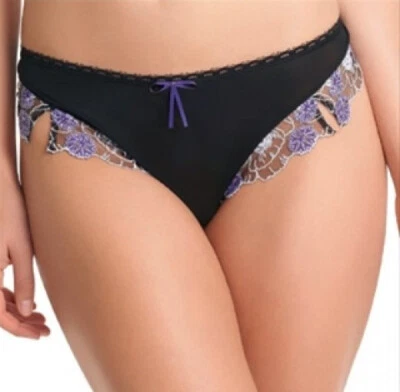 FREYA Lyla Luxury Thong Brief BLACK Size XL UK 16 NEW - Image 1 of 4