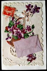 N°790/178 1 Carte Postale Ancienne Chromo Découpis Gaufée - Bild 1 von 2