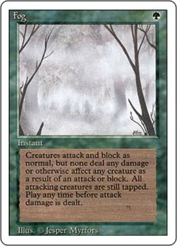 Fog - Revised Edition Light Play LP MTG Magic the Gathering - Image 1 of 1