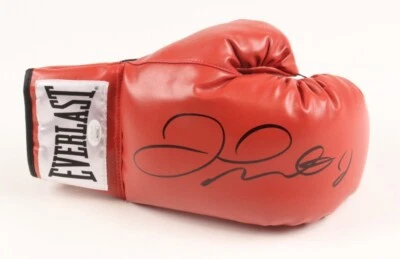 Floyd Mayweather Jr. Signed Everlast Boxing Glove (JSA COA) Champ 50-0 Record - Image 1 of 4