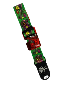 Joe Satriani Signed Autograph Guitar Strap - Chickenfoot Deep Purple w/ JSA COA - Picture 1 of 1