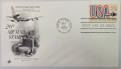 1st Day Issue Stamp & Envelope  - 20 Cent Air Mail Stamp - Image 1 of 2