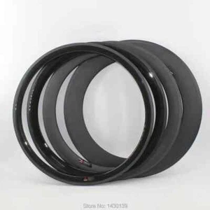700C 38/50/60/88mm 23 25mm Width Clincher Full Carbon Rim for Road Bike UD Matt - Picture 1 of 24