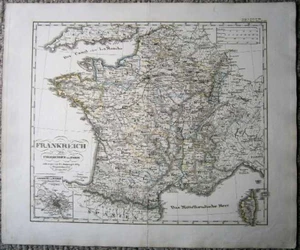 Mapa Stieler 1848 FRANCIA, #14a - Imagen 1 de 1