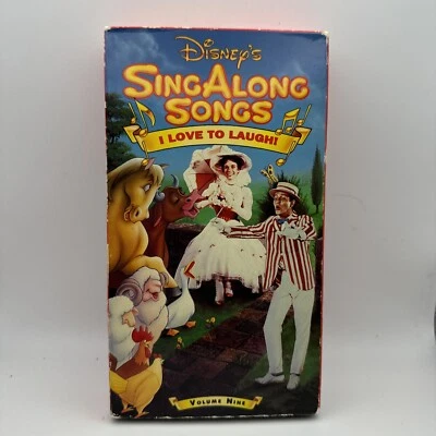 Disneys Sing Along Songs - Mary Poppins I Love to Laugh (VHS, 1993) - Image 1 of 3