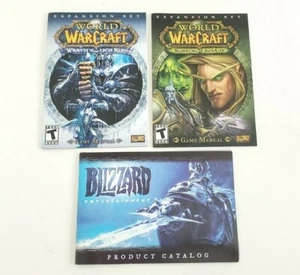 Lot of 3 ~ Blizzard and WOW Booklets - Game Manuals & Catalog - Picture 1 of 5