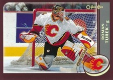 2002-03 O-Pee-Chee Gold Foil #98 ROMAN TUREK - Calgary Flames Nuremberg Ice Tigers