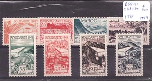 1949 Maroc French Morocco Sc# B38-41 & CB31-34 Semi-postals - MH Cv$17.60 - Picture 1 of 1