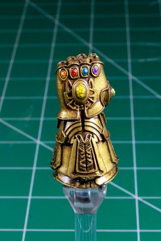 Custom Resin Cast Gauntlet 1:12 scale Infinity stones Thanos Endgame Cover