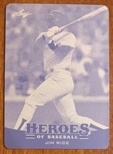 Jim RICE 2015 Leaf Heroes of Baseball Magenta Printing Plate #30 1/1 Red Sox HOF
