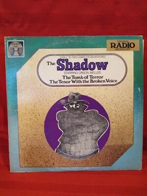 THE SHADOW radio broadcast record ORSON WELLES 5001 TOMB OF TERROR  - Image 1 of 4