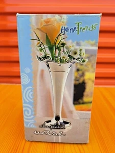 Vintage Hometrends Silverplated Vase In Original Box - Picture 1 of 6