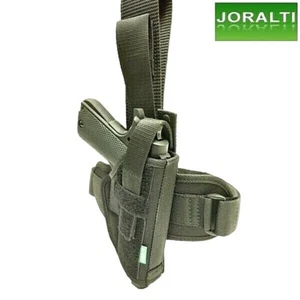 Taktisches Nylon- Beinholster für große/mittelgroße Pistole JORALTI Rechtshänder