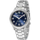 Reloj Hombre Mujer Sector 270 Solo Hora de Acero Esfera Azul 37mm Nuevo
