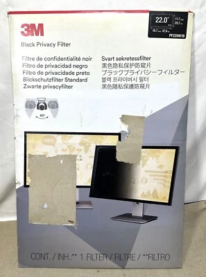 3M BLACK PRIVACY FILTER 22.0" PF22OW1B - Image 1 of 4