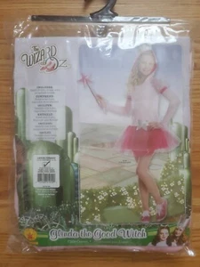 Glinda the Good Witch Hooded Tutu Dress Crown Wizard of Oz Halloween 8-10 - Picture 1 of 1