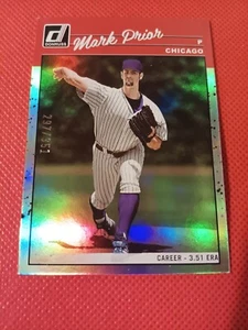 2023 MARK PRIOR DONRUSS STAT LINE BASEBALL CARD #270 CHICAGO CUBS /351 - Picture 1 of 2